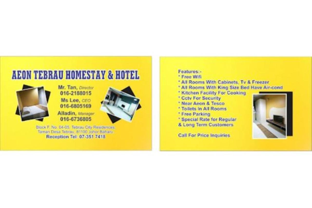 Aeon Tebrau Apartment Johor Bahru - By Room - Buitenkant foto